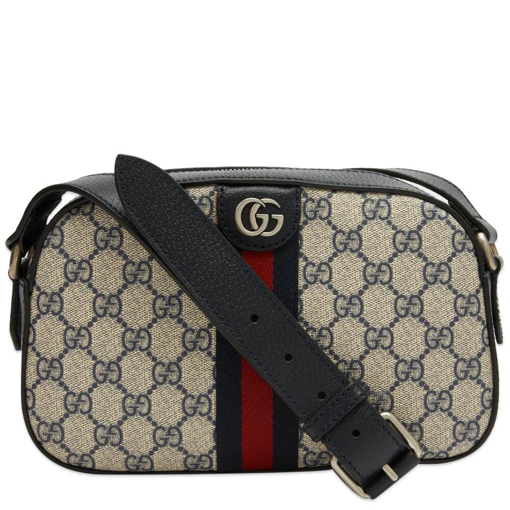 Gucci Men's Ophidia GG Monogram Camera Bag in Beige Cover