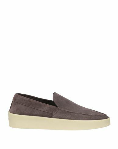 Fear Of God Man Loafers Steel grey Soft Leather Cover