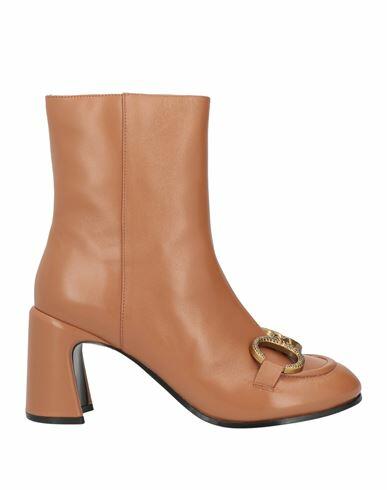 Jeannot Woman Ankle boots Camel Soft Leather Cover