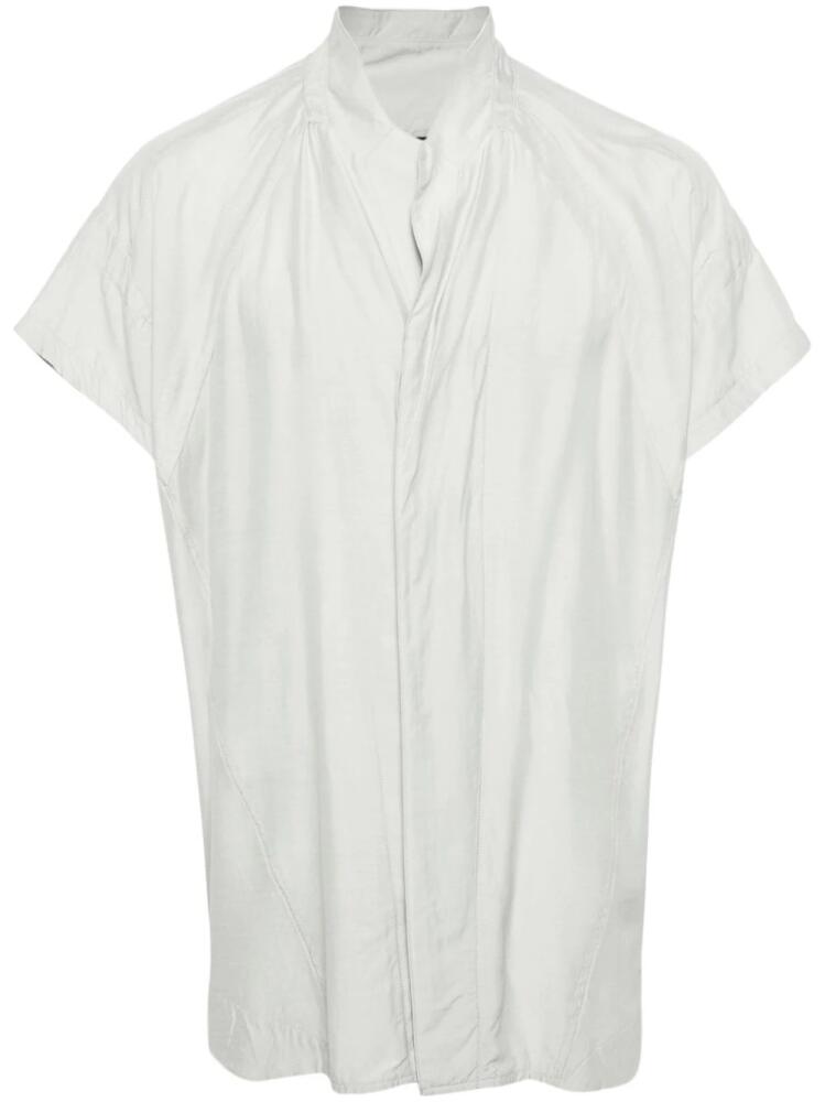 Julius panelled short-sleeved shirt - Grey Cover