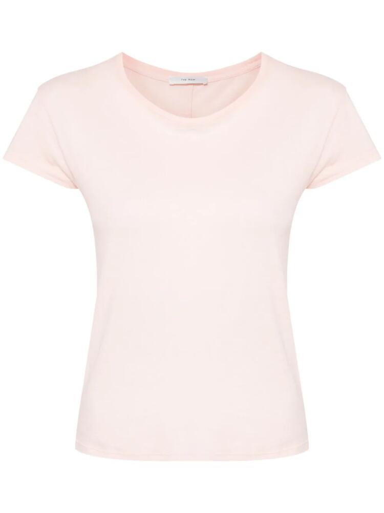 The Row short-sleeve cotton T-shirt - Pink Cover