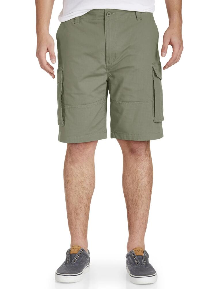 Nautica Stretch Ripstop Cotton Cargo Shorts in Olive Cover