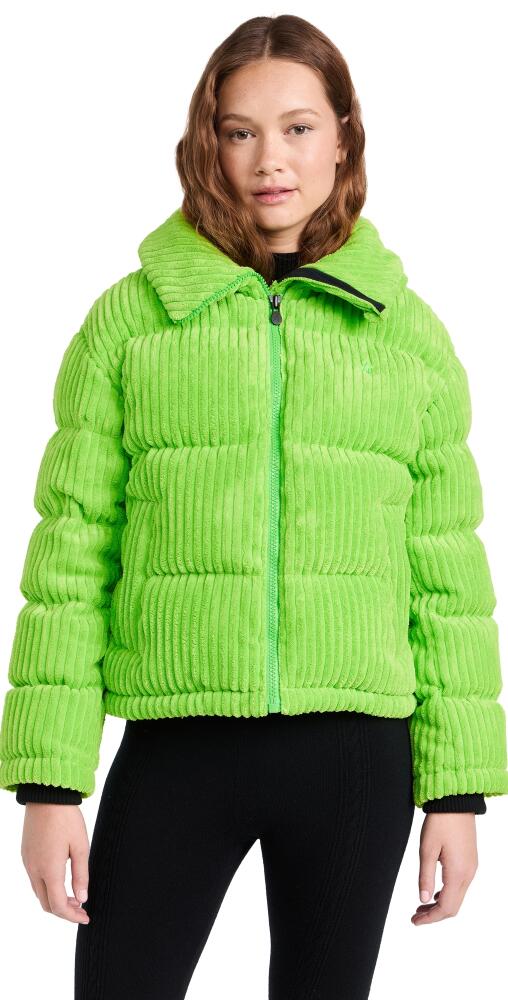 Perfect Moment Jumbo Cord Down Jacket Pear Green Cover