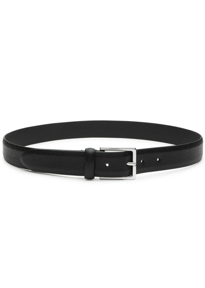 Andersons Belts Grained Leather Belt - Black Cover