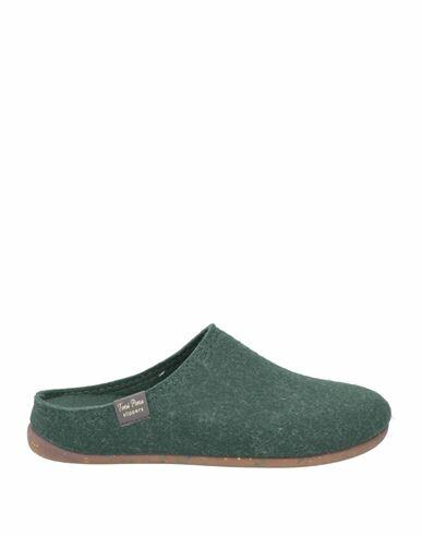 Toni Pons Woman House slipper Dark green Textile fibers Cover