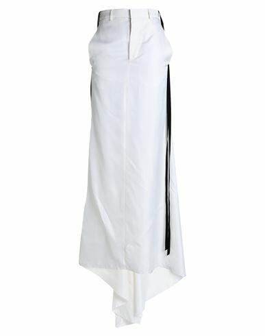 Ann Demeulemeester Woman Maxi skirt White Cupro Cover