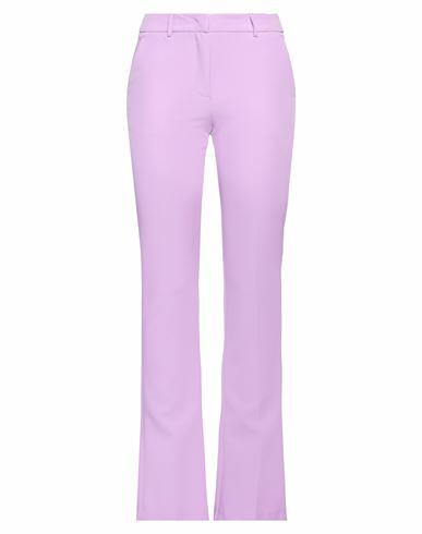 Rebel Queen Woman Pants Lilac Polyester, Elastane Cover