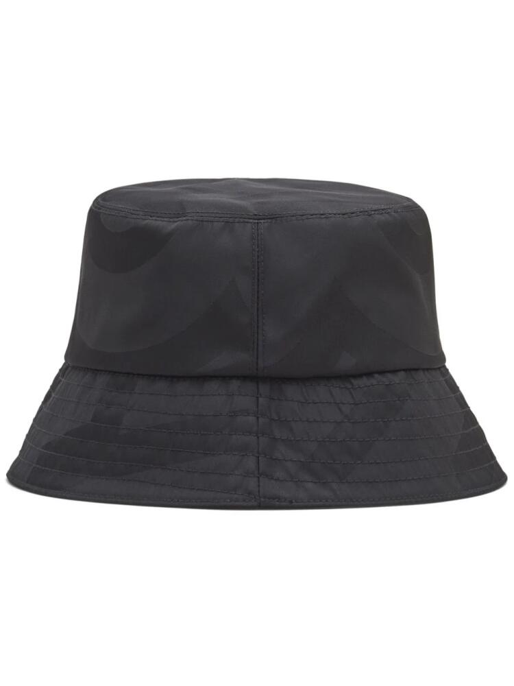 Marc Jacobs monogram-pattern bucket hat - Black Cover