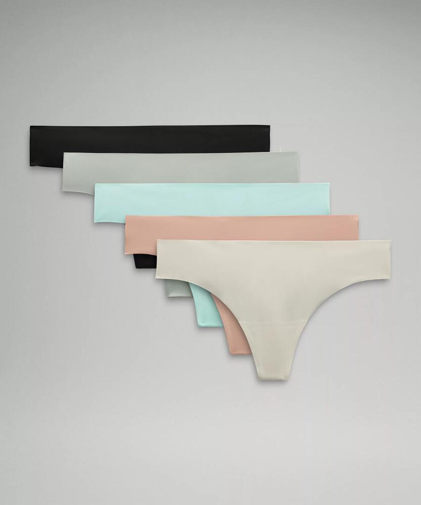 lululemon InvisiWear Mid-Rise Thong Underwear 5 Pack Cover