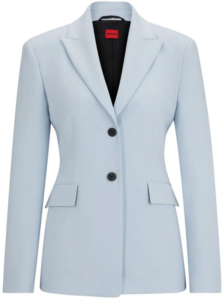 HUGO single-breasted blazer - Blue Cover