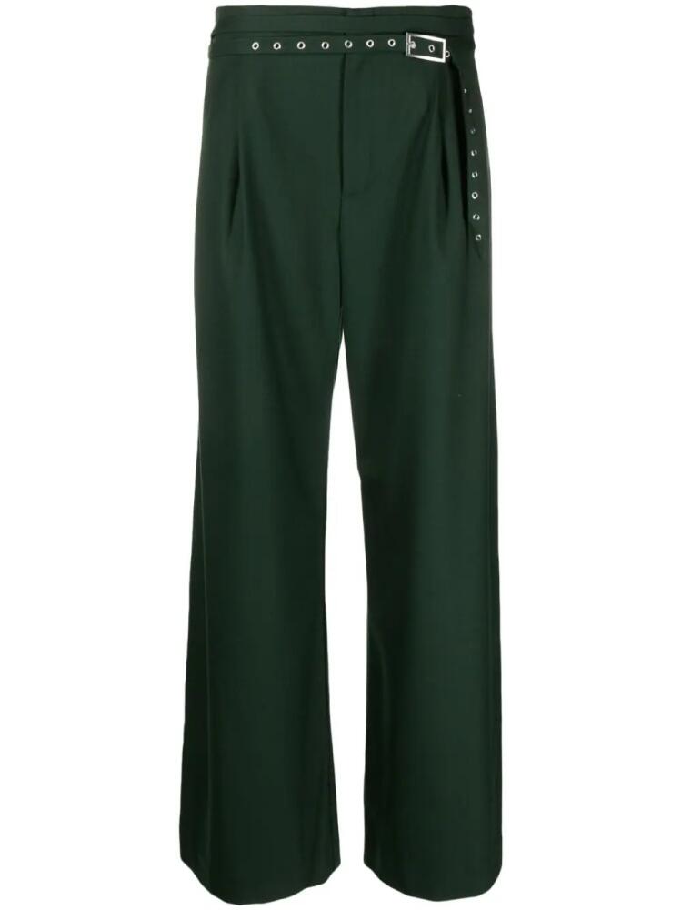 Gestuz FenayaGZ wide-leg trousers - Green Cover