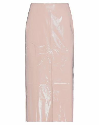 N°21 Woman Midi skirt Light pink Polyester, Polyurethane Cover