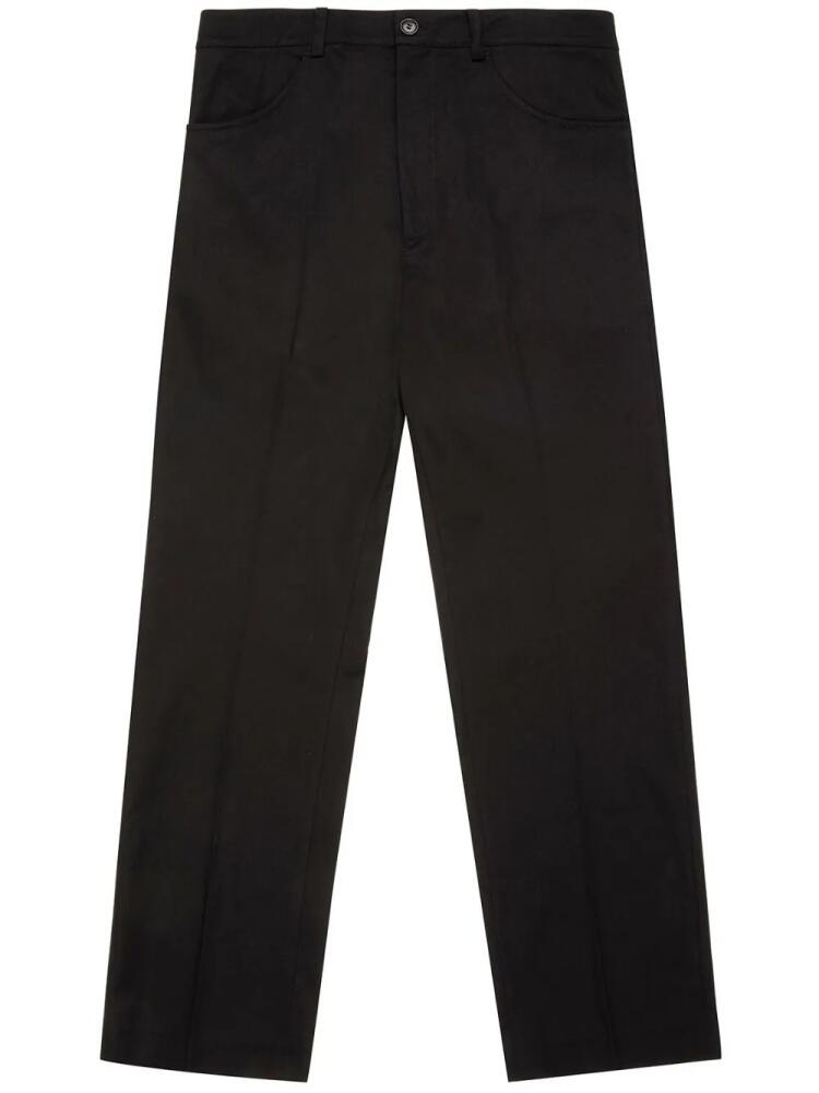 Bally pressed-crease straight-leg trousers - Black Cover