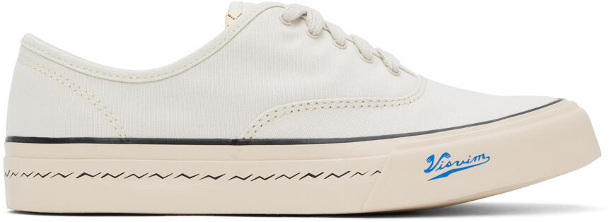 visvim White Logan Deck Lo Sneakers Cover