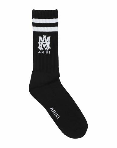 Amiri Man Socks & Hosiery Black Cotton Cover