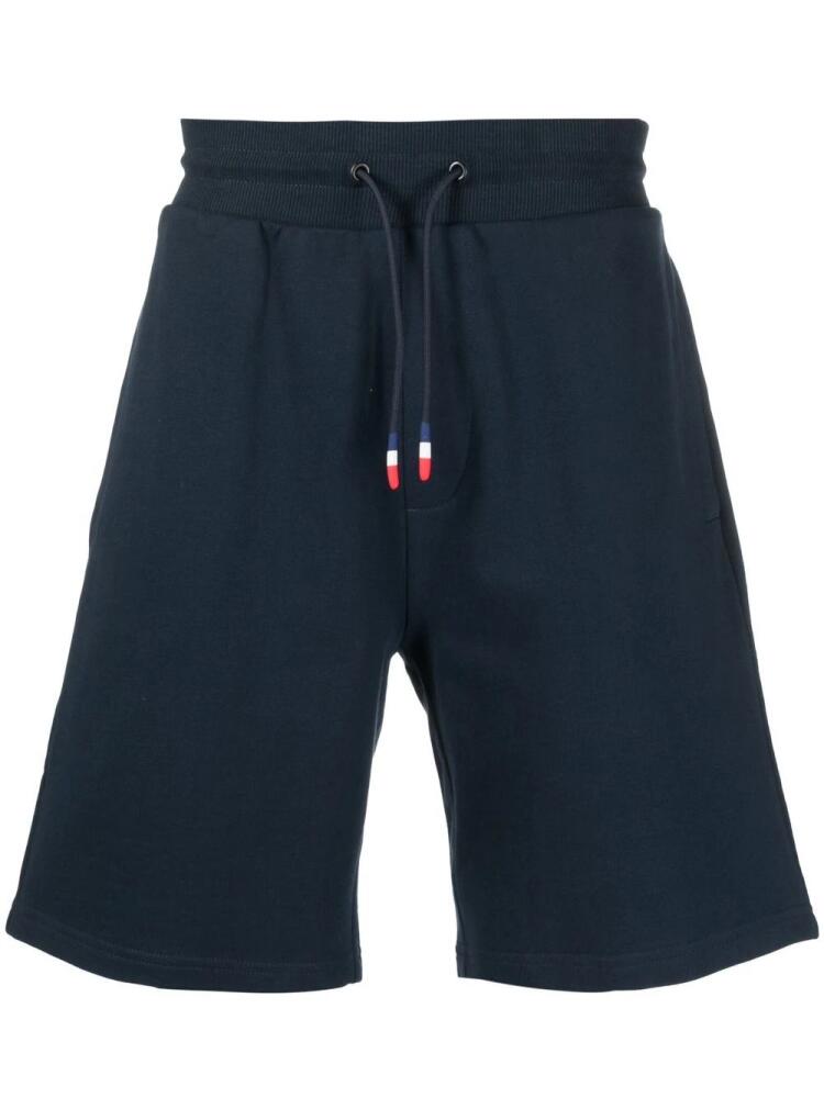 Rossignol logo-detail cotton shorts - Blue Cover