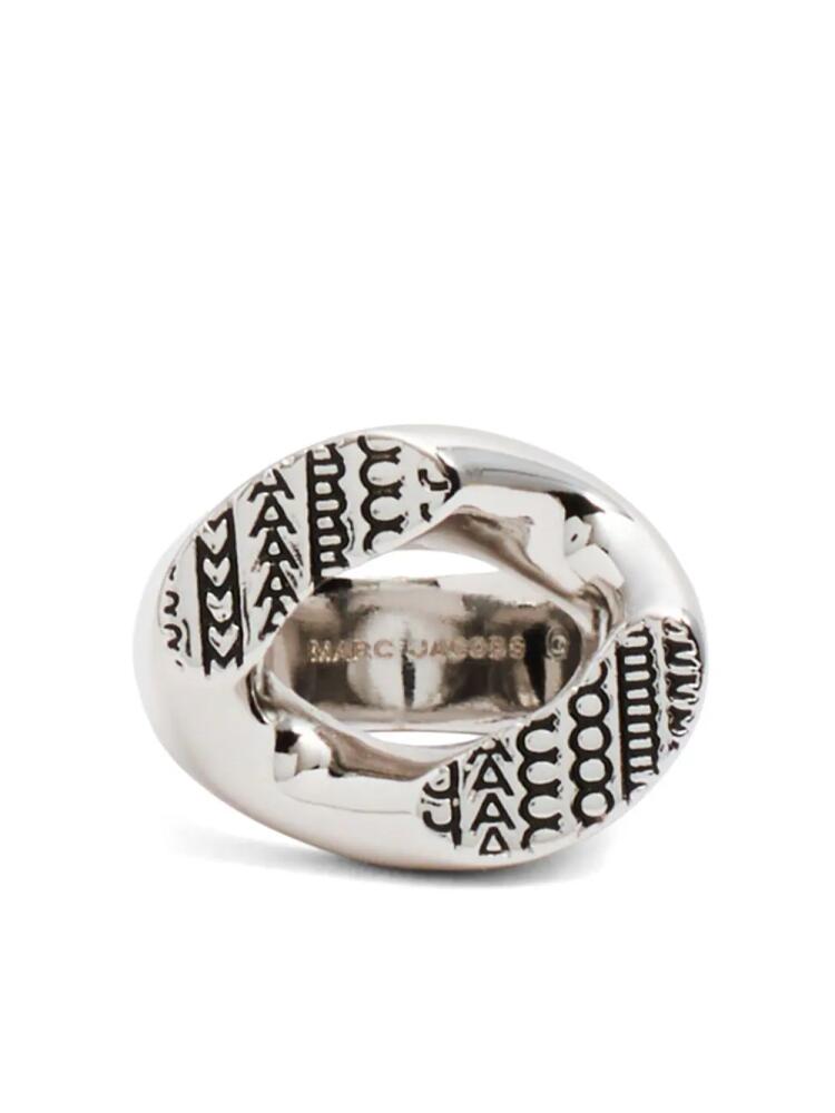 Marc Jacobs Monogram signet ring - Silver Cover