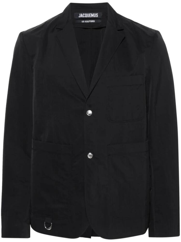 Jacquemus La Veste Jean single-breasted blazer - Black Cover