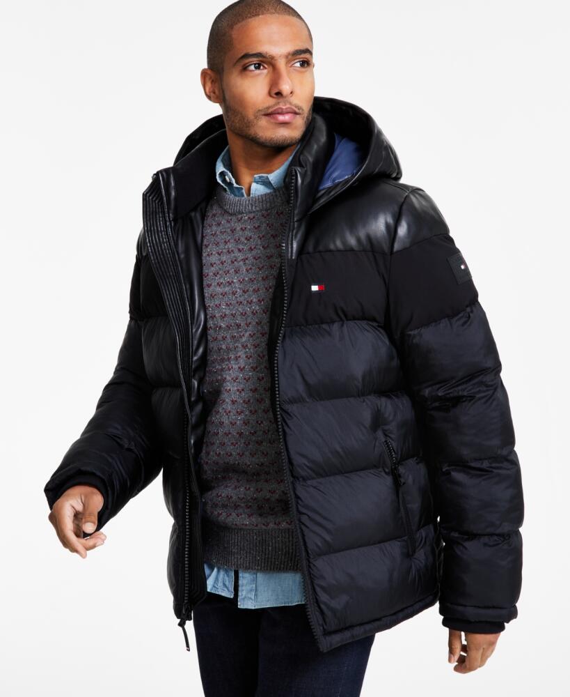 Tommy Hilfiger Men's Quilted Puffer Jacket, Created for Macy's - Dark Mode Combo Cover