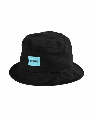 Hugo Man Hat Black Cotton Cover