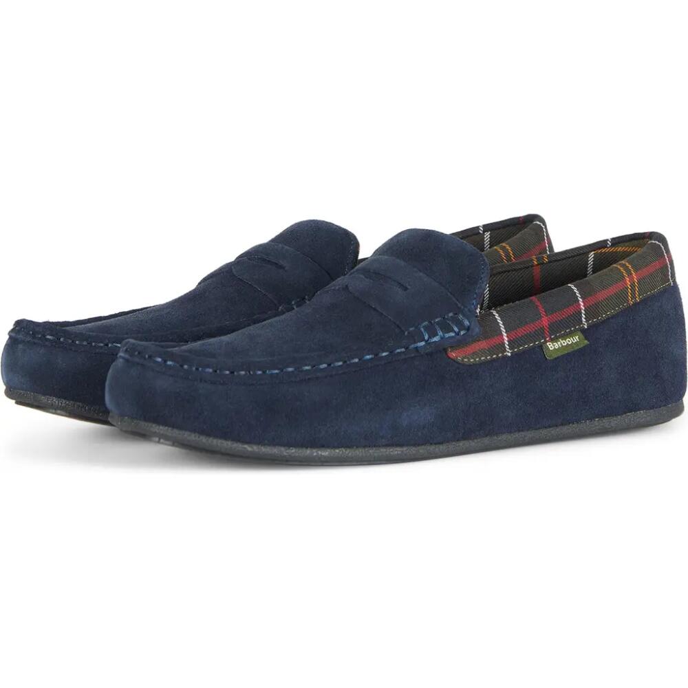 Barbour Porterfield Slipper in Navy Cover