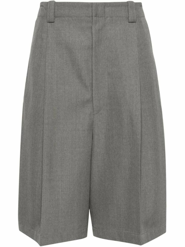 Jacquemus Le Bermuda Salti wool shorts - Grey Cover