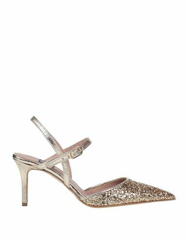 Islo Isabella Lorusso Woman Pumps Gold Textile fibers Cover