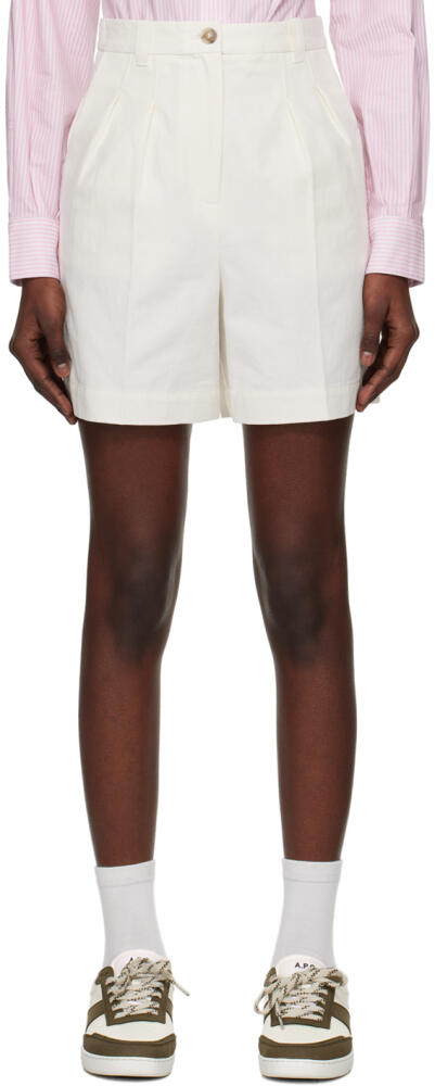 A.P.C. Off-White Nola Shorts Cover