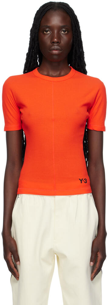 Y-3 Orange Fitted T-Shirt Cover