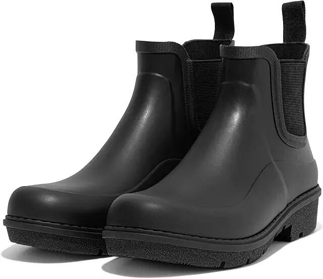 FitFlop Wonderwelly Chelsea Boots (All Black) Women's Shoes Cover