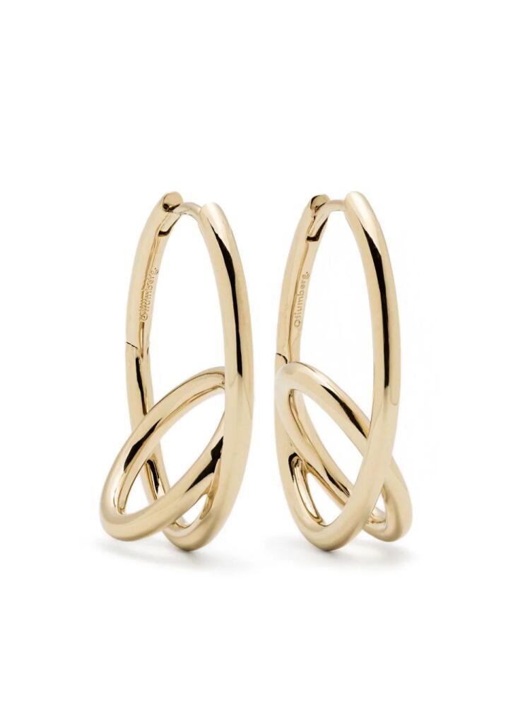 Otiumberg x CAMILLA AND MARC 14kt gold vermeil Spiralis hoop earrings Cover