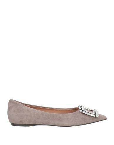 Bibi Lou Woman Ballet flats Dove grey Leather Cover