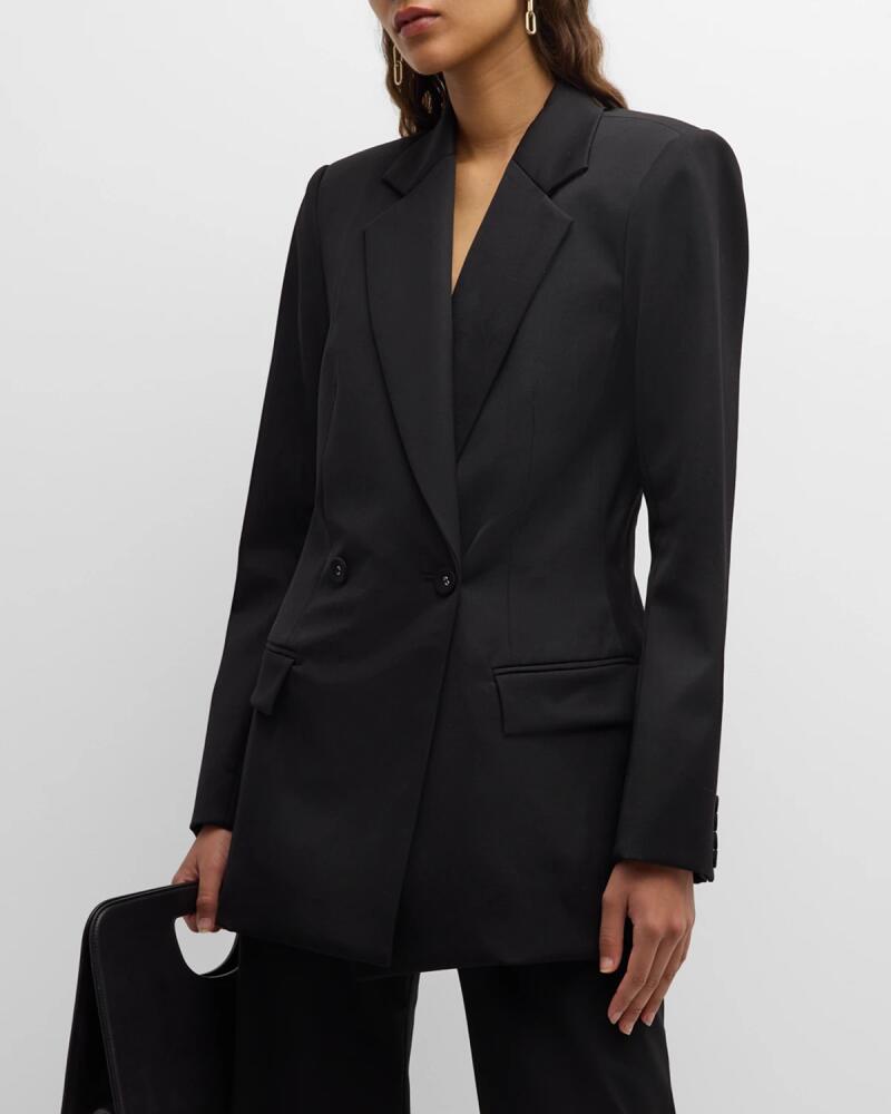 Brandon Maxwell The Riley Blazer Jacket with Split Back Cover