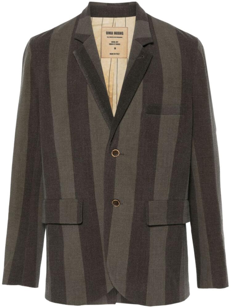 Uma Wang Jacal blazer - Brown Cover