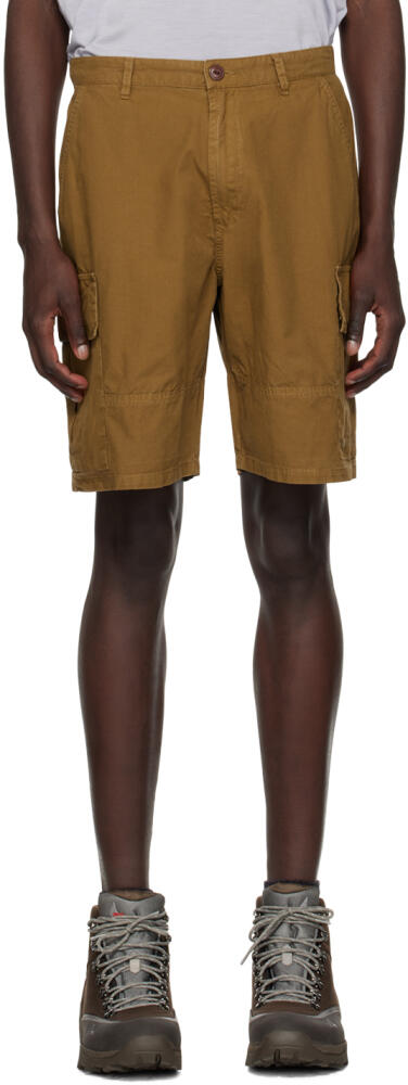 Barbour Brown Essential Shorts Cover