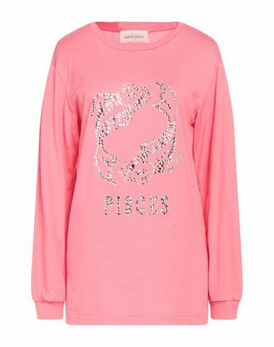 Alberta Ferretti Woman T-shirt Pink Cotton Cover