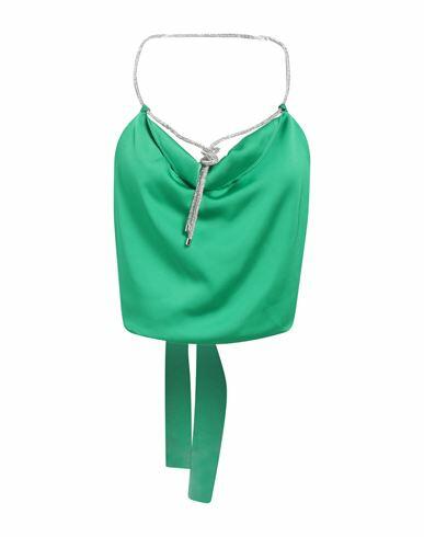 Simona Corsellini Woman Top Green Polyester Cover