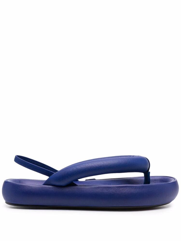 ISABEL MARANT padded open-toe sandals - Blue Cover