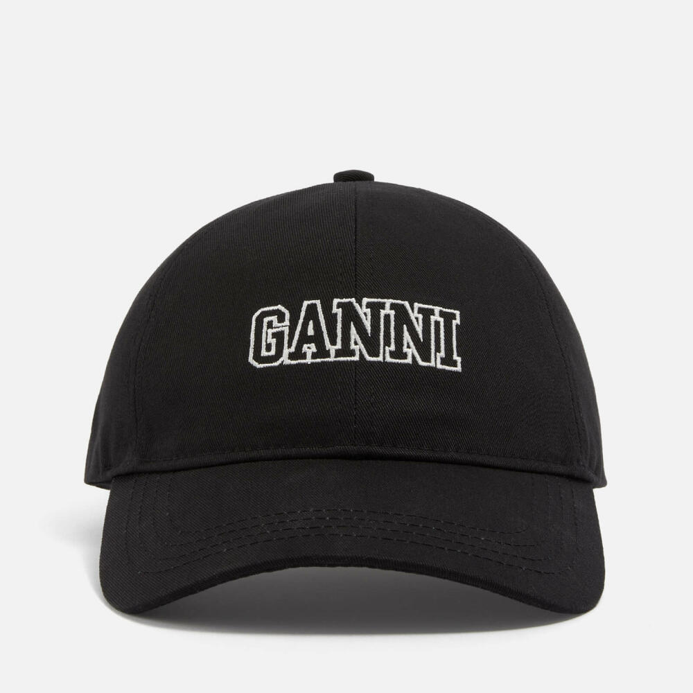 Ganni Organic Cotton-Twill Baseball Cap Cover