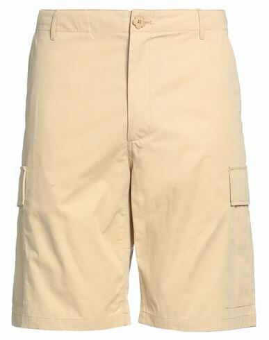 Kenzo Man Shorts & Bermuda Shorts Beige Cotton Cover