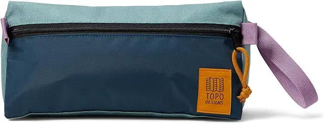 Topo Designs Travel Toiletry Kit (Sage/Pond Blue) Bags Cover