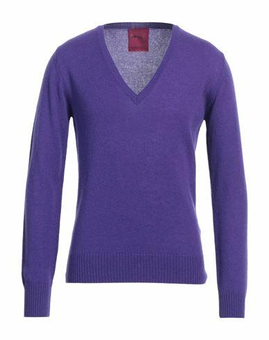 Capsule Knit Man Sweater Dark purple Cashmere Cover