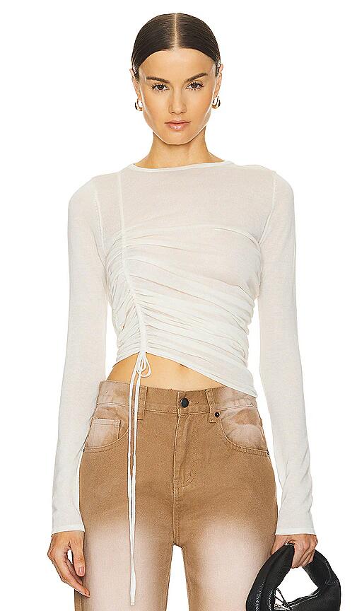 Wynn Hamlyn Nadine Tee in Ivory Cover