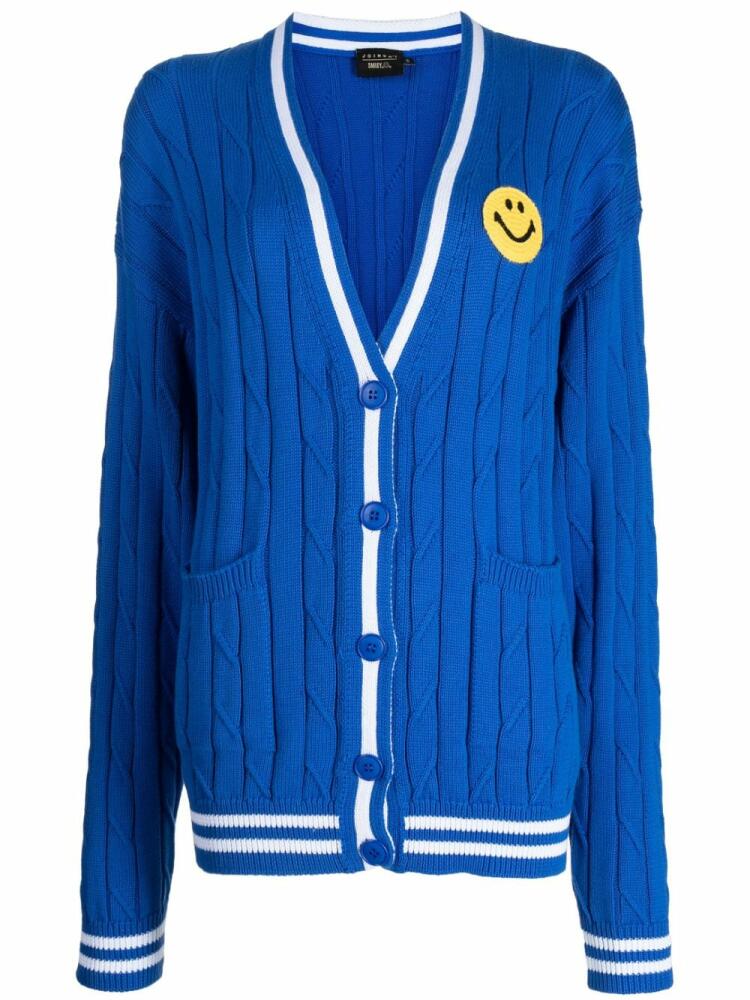 Joshua Sanders ribbed V-neck cardigan - Blue Cover