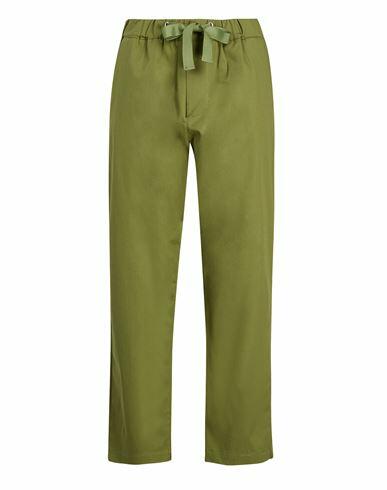 8 By Yoox Man Pants Military green Cotton, Elastane Cover