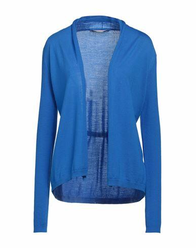 Jucca Woman Cardigan Blue Virgin Wool Cover