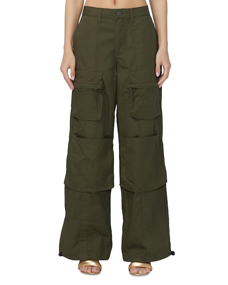 Afrm High Rise Cargo Pants in Olive Night Cover