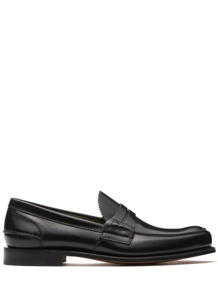 CHURCH'S Pembrey Fume Leather Loafers Cover