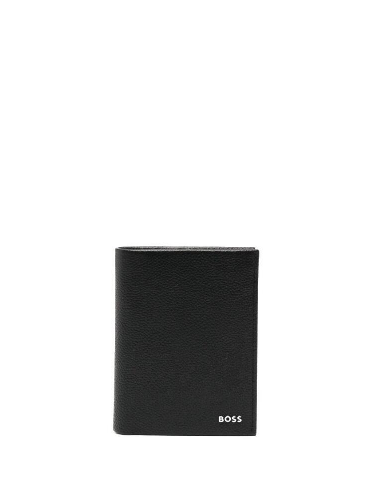 BOSS Highway leather bi-fold wallet - Black Cover