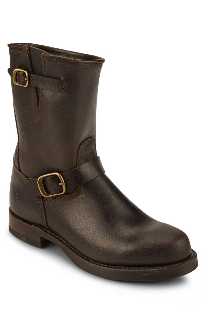 Frye John Addison Engineer Boot in Brown Cover